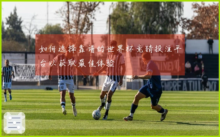 如何选择靠谱的世界杯竞猜投注平台以获取最佳体验