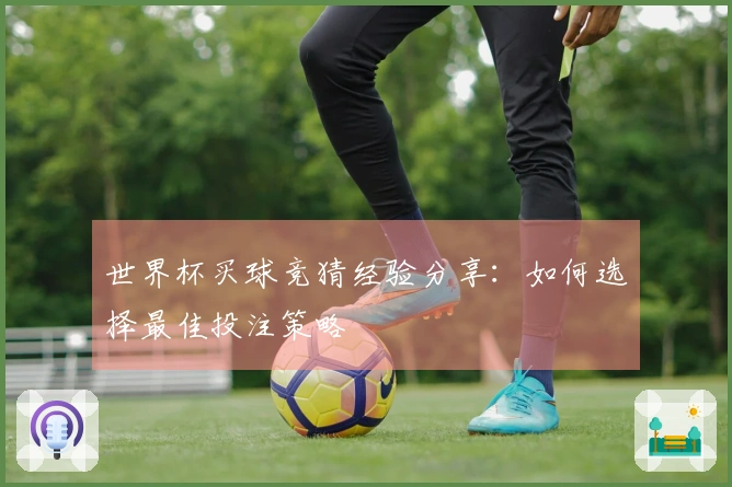世界杯买球竞猜经验分享：如何选择最佳投注策略