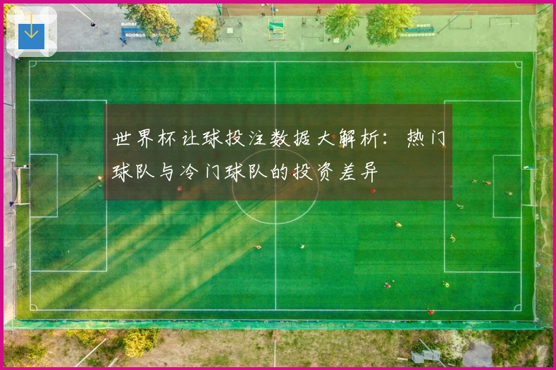 世界杯让球投注数据大解析：热门球队与冷门球队的投资差异